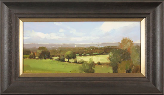 Michael John Ashcroft, ROI, Original oil painting on panel, The Brink of Autumn
