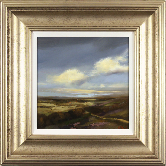 Michael John Ashcroft, ROI, Original oil painting on panel, Autumn Gold, Yorkshire, click to enlarge