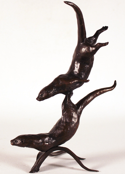 Michael Simpson, Bronze, The Chase, click to enlarge