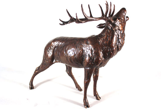 Michael Simpson, Bronze, Roar of the Highlands , click to enlarge