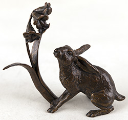 Hare with Bluebells