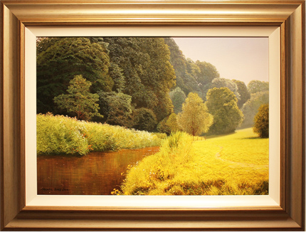 Michael James Smith, Original oil painting on canvas, Evening Glow, click to enlarge