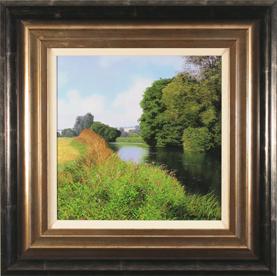 Michael James Smith, Original oil painting on panel, The River Eden, click to enlarge