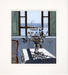 Mike Hall, Original acrylic painting on board, Flower Shadow