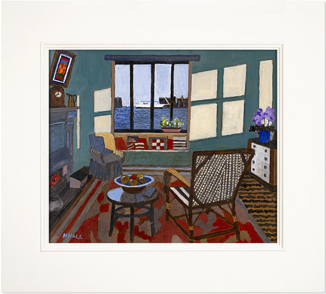 Mike Hall, Original acrylic painting on board, Evening Light