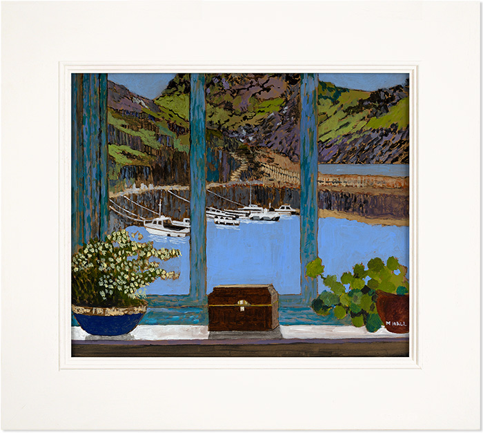 Mike Hall, Original acrylic painting on board, Boscastle