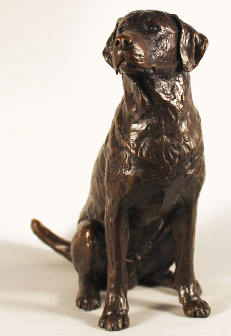 Michael Simpson, Bronze, Gun Dog, click to enlarge