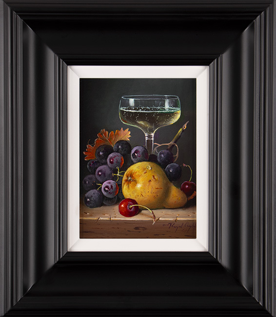 Raymond Campbell, Original oil painting on panel, A Light ApÃ©ritif , click to enlarge