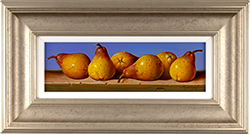Raymond Campbell, Original oil painting on panel, Pears