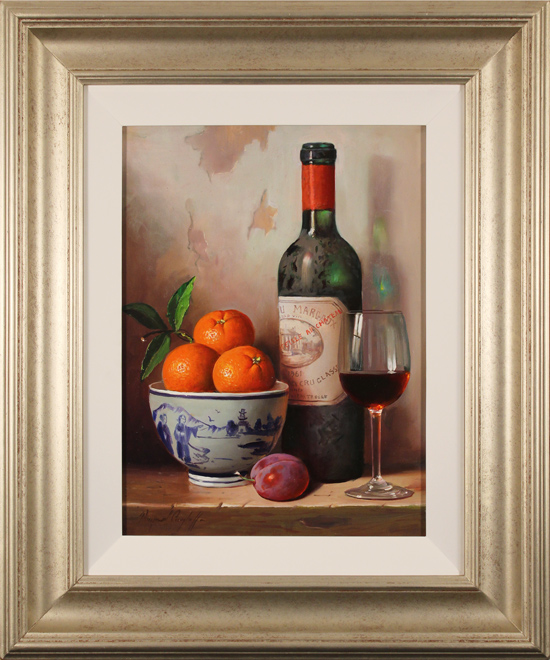 Raymond Campbell, Original oil painting on panel, Chateau Margaux, 1961, click to enlarge