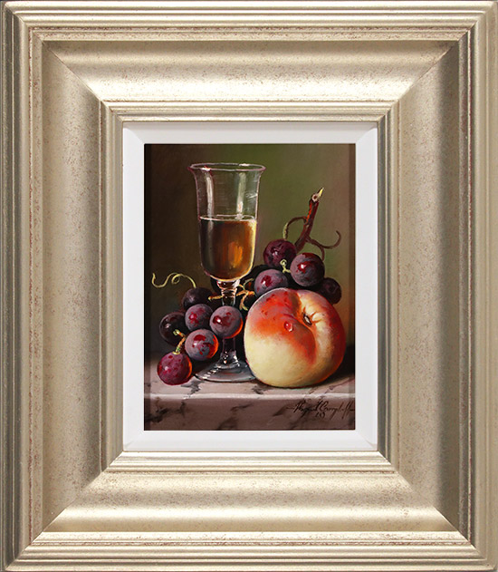 Raymond Campbell, Original oil painting on panel, A Delicate Finish, click to enlarge