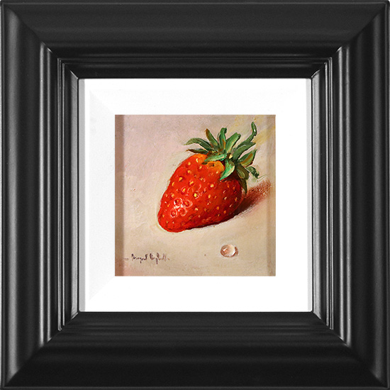 Raymond Campbell, Original oil painting on panel, Strawberry, click to enlarge