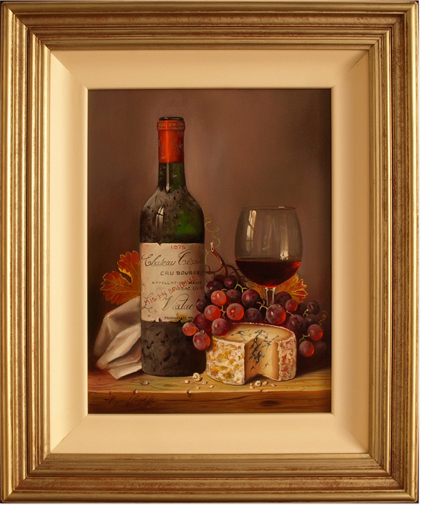 Raymond Campbell, Original oil painting on panel, Still Life 12x16ins ...