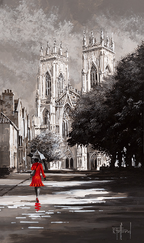 Richard Telford, Original oil painting on panel, Memories of York
