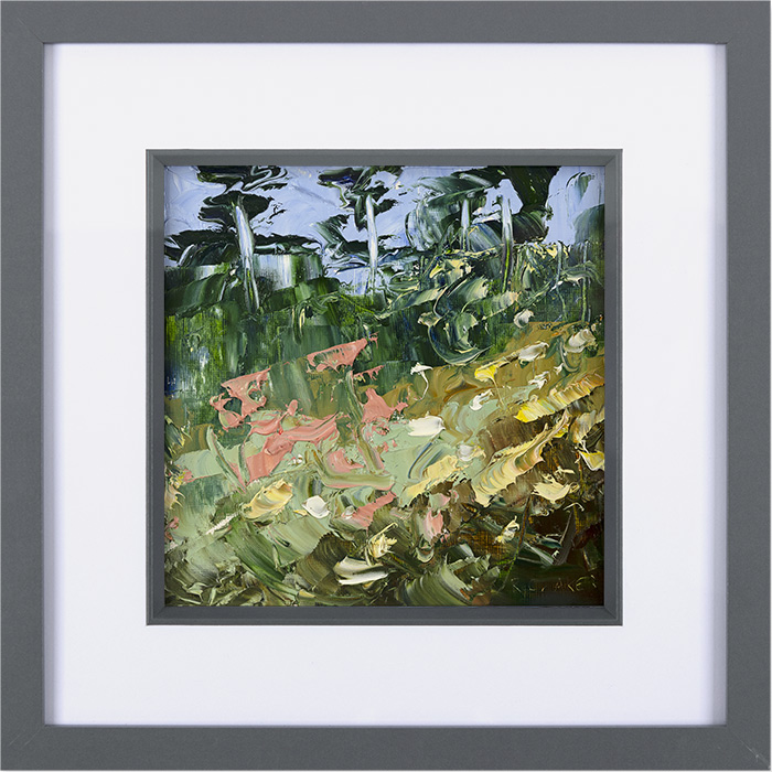 Rupert Aker, Original oil painting on paper, Kiftsgate