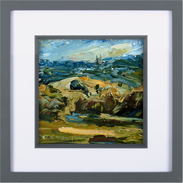 Rupert Aker, Original oil painting on paper, Lower Swell
