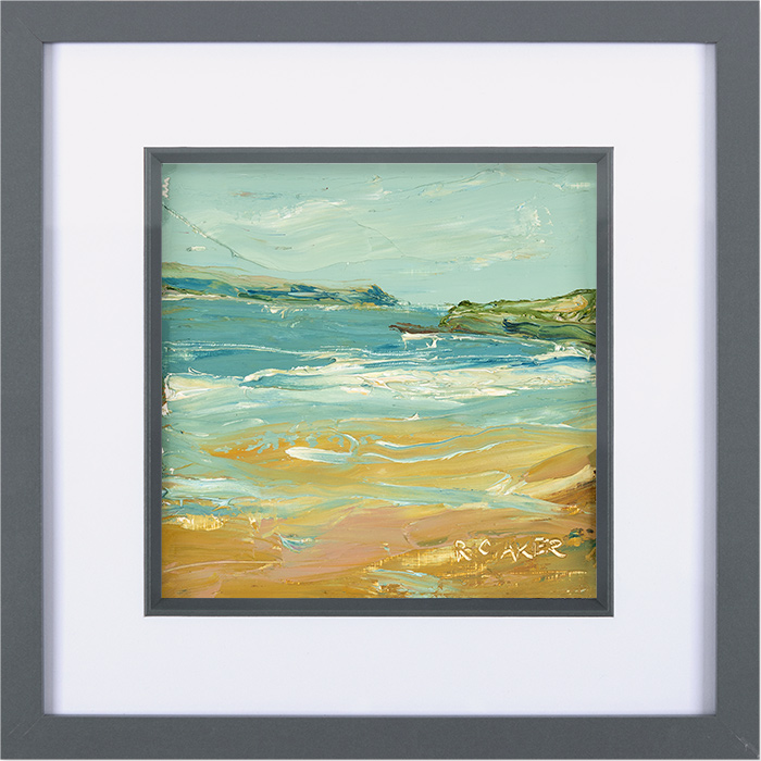Rupert Aker, Original oil painting on paper, Daymer Bay