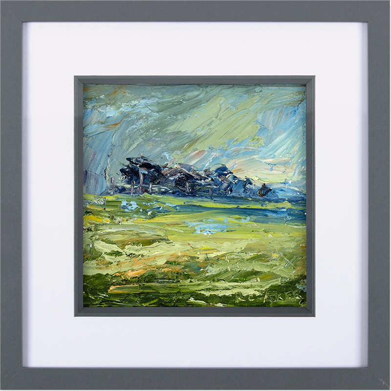 Rupert Aker, Original oil painting on paper, Calmsden