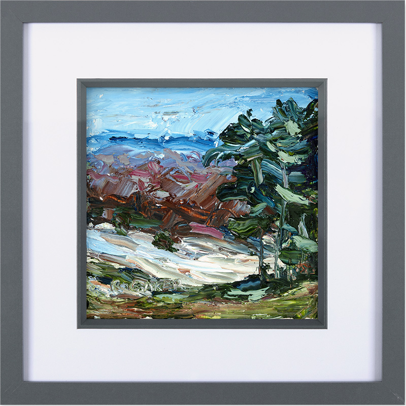 Rupert Aker, Original oil painting on paper, January Morning
