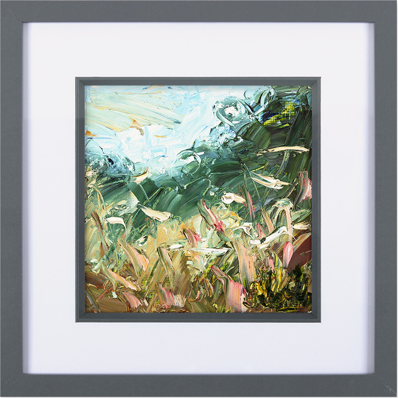 Rupert Aker, Original oil painting on paper, Wild Verge