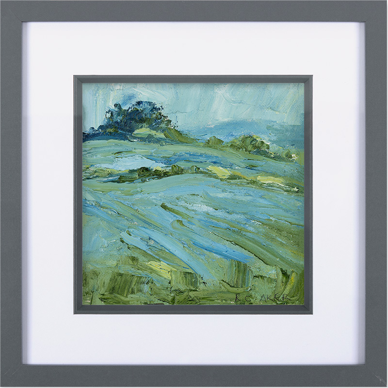 Rupert Aker, Original oil painting on paper, Linseed, Stanton