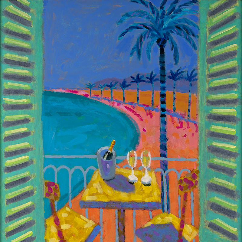 Sara Hayward, Original acrylic painting on board, Still Life No. 90