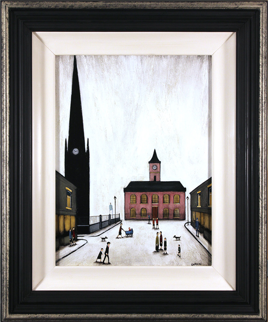 Sean Durkin, Original oil painting on panel, Ode to St Hilda's Church, click to enlarge