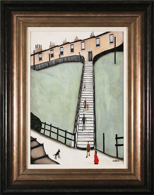 Sean Durkin, Original oil painting on panel, Thirty Eight Steps