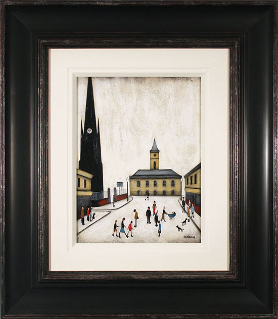 Sean Durkin, Original oil painting on panel, Return to St Hilda's