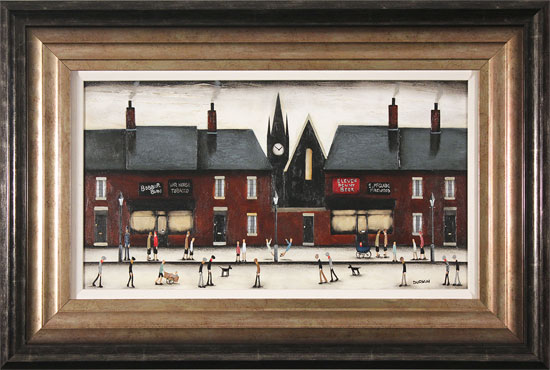 Sean Durkin, Original oil painting on panel, Tales of the High Street