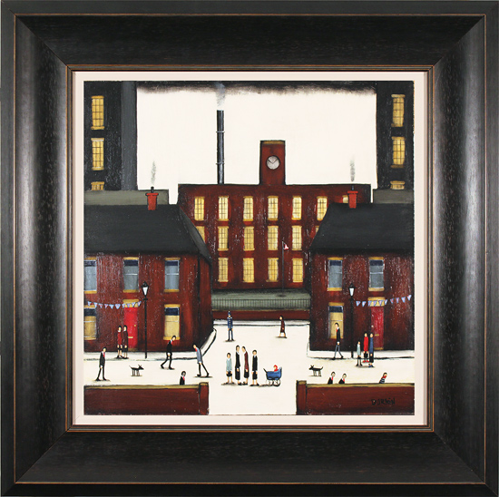 Sean Durkin, Original oil painting on panel, The Old Factory