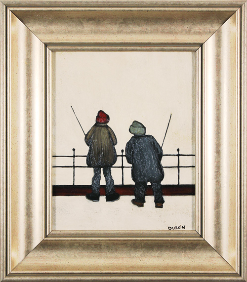 Sean Durkin, Original oil painting on panel, A Fisherman's Tale