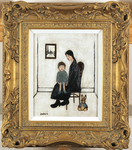 Sean Durkin, Original oil painting on panel, The Little Master