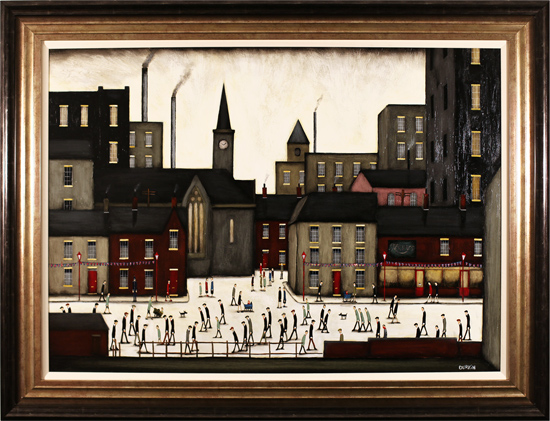 Sean Durkin, Original oil painting on panel, The Old Terry's Factory, York