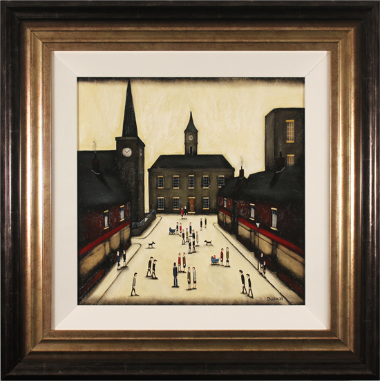 Sean Durkin, Original oil painting on panel, Tales from the Town Centre, click to enlarge