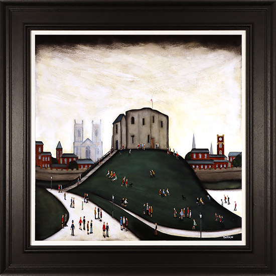 Sean Durkin, Original oil painting on panel, Clifford's Tower