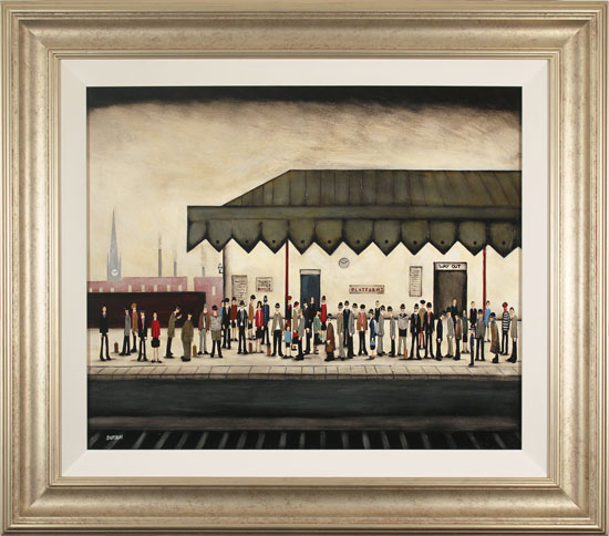 Sean Durkin, Original oil painting on panel, A New Journey