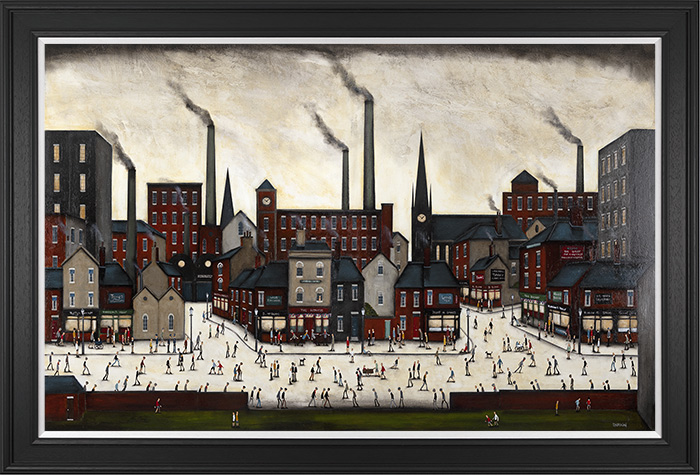 Sean Durkin, Original oil painting on panel, Dark and True and Tender is the North