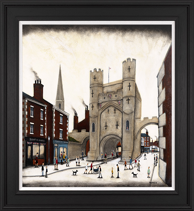 Sean Durkin, Original oil painting on panel, In Plain Sight, Monk Bar, York