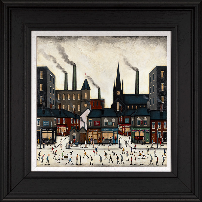 Sean Durkin, Original oil painting on panel, The Tide of Life