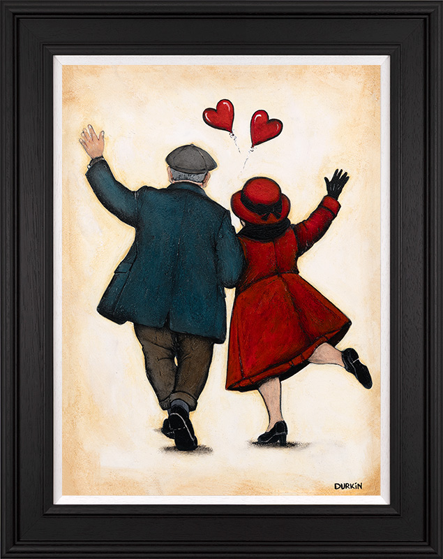 Sean Durkin, Original oil painting on panel, Away We Go