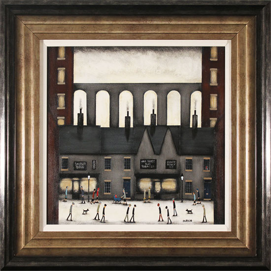 Sean Durkin, Original oil painting on panel, The Four Chimneys