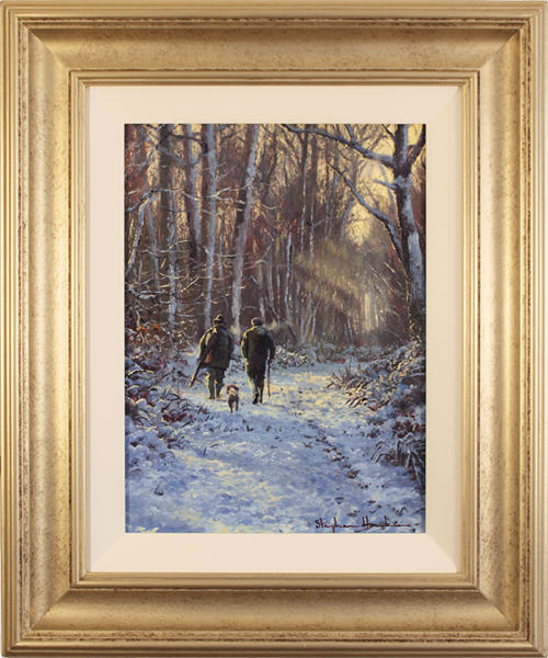 Stephen Hawkins, Original Oil Painting On Panel, Brisk Morning 12x16ins ...