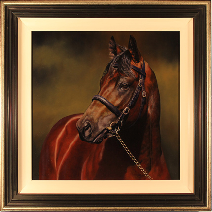 Stephen Park, Original oil painting on panel, Horse Portrait, click to enlarge