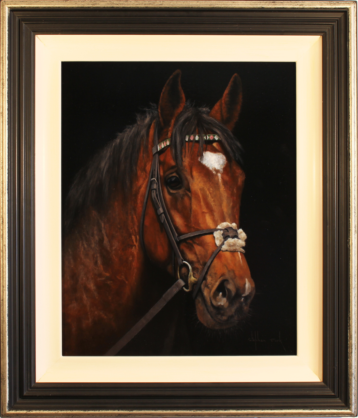 Stephen Park, Original oil painting on panel, Frankel 16x20ins, Art Ref ...