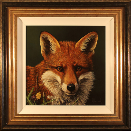 Stephen Park, Original oil painting on panel, Fox, click to enlarge