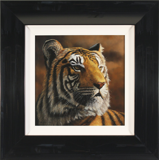 Stephen Park, Original oil painting on panel, Tiger, click to enlarge