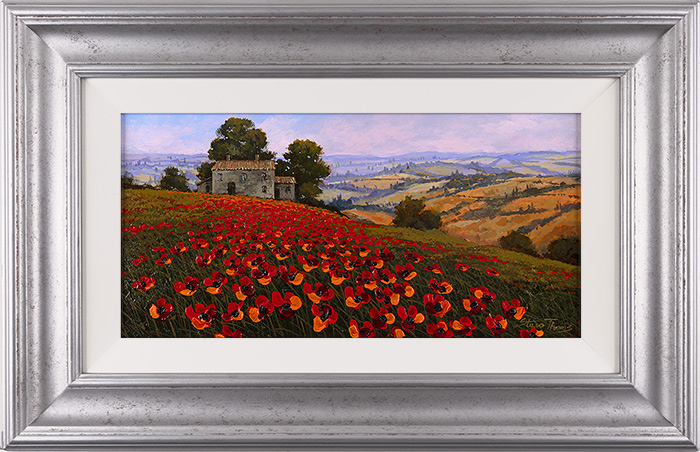 Steve Thoms, Original oil painting on panel, Tuscan Dream