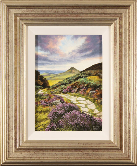 Suzie Emery, Original acrylic painting on board, Roseberry Topping, click to enlarge