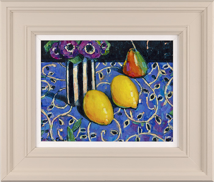 Terence Clarke, Original acrylic painting on board, Spanish Lemons